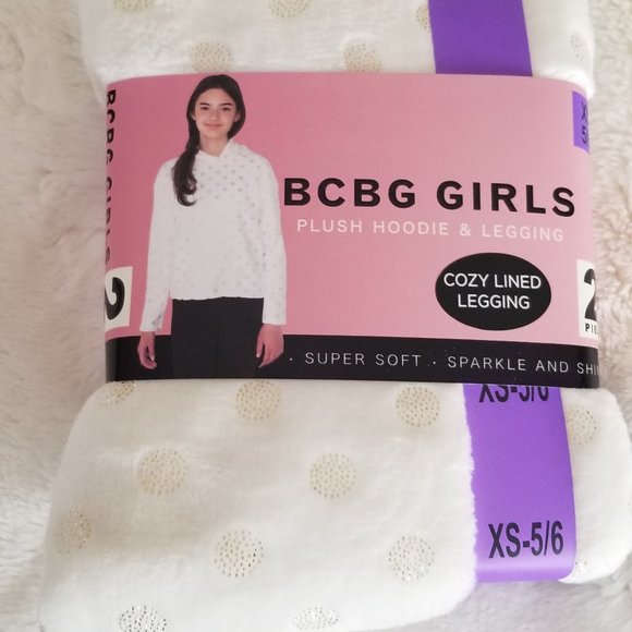 COPY - BCBG Girls 2 Piece Plush Hoodie  & Leggings - Picture 3 of 3
